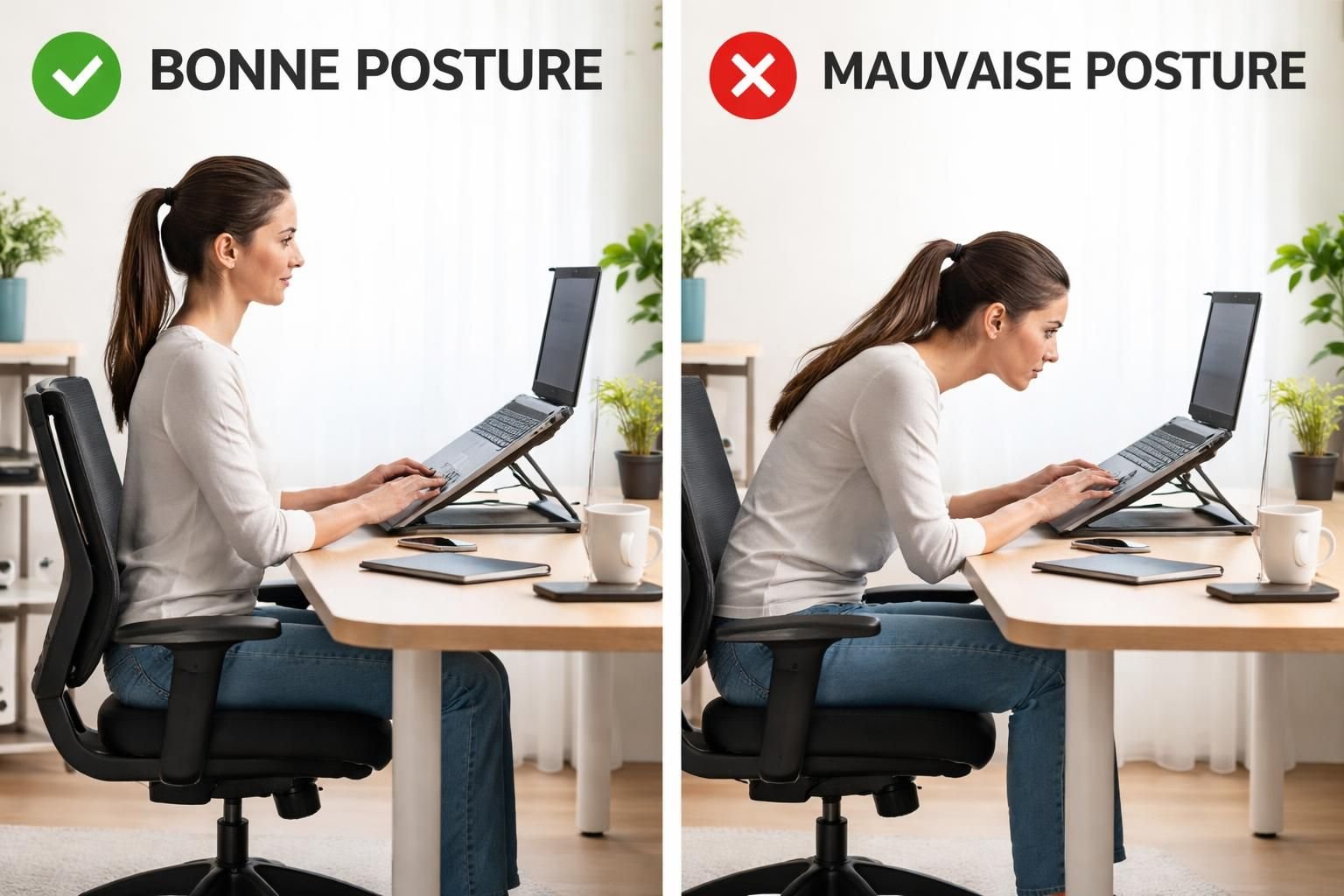 découvrez notre comparatif des meilleurs supports laptop pour soulager votre dos et améliorer votre posture lors de l'utilisation de votre ordinateur portable.