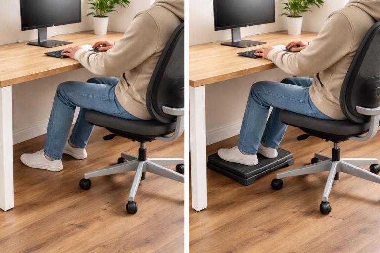 découvrez le meilleur repose-pieds 2026 pour soulager vos tensions dorsales au travail et améliorer votre confort tout au long de la journée.