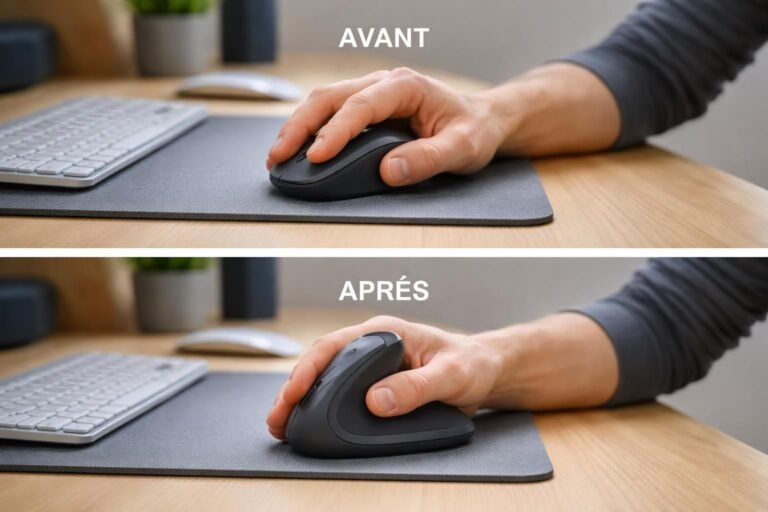 découvrez comment une souris ergonomique adaptée peut soulager la fatigue du poignet et améliorer votre confort lors de l'utilisation prolongée de l'ordinateur.