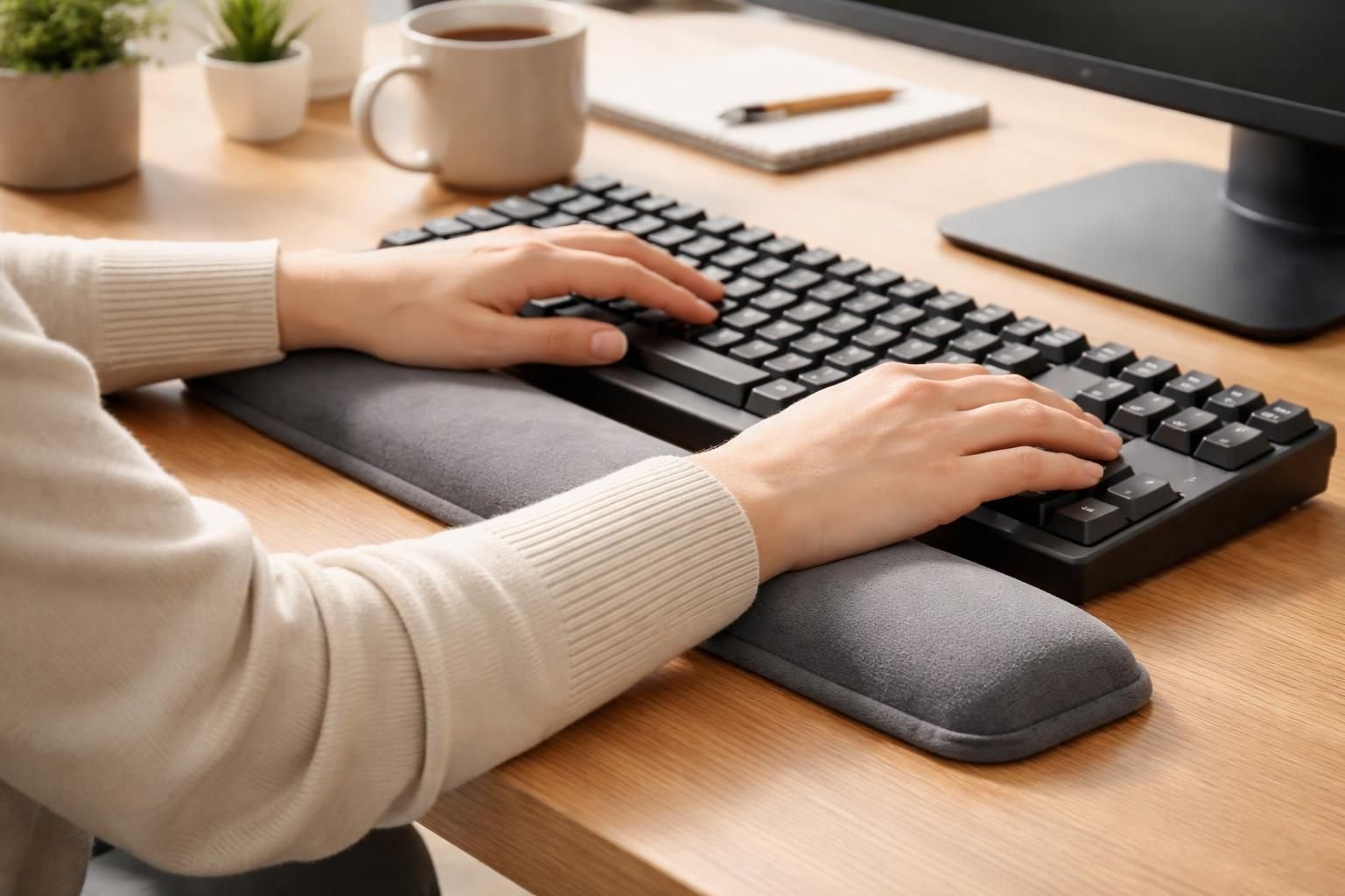 découvrez comment un repose-poignets adapté peut soulager efficacement les tensions du poignet et améliorer votre confort au quotidien.