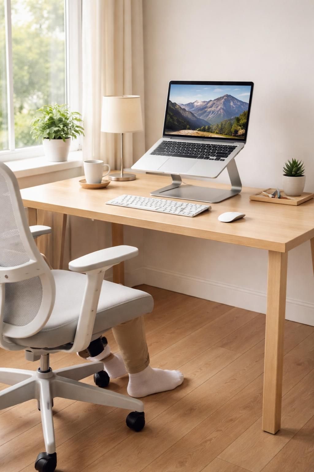 découvrez comment un support laptop peut améliorer votre posture lors du télétravail et soulager efficacement les douleurs au cou et aux épaules.