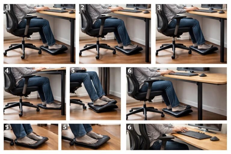 découvrez notre repose-pieds inclinable, idéal pour un confort personnalisé lors du télétravail. améliorez votre posture et réduisez la fatigue pour une journée productive et agréable.